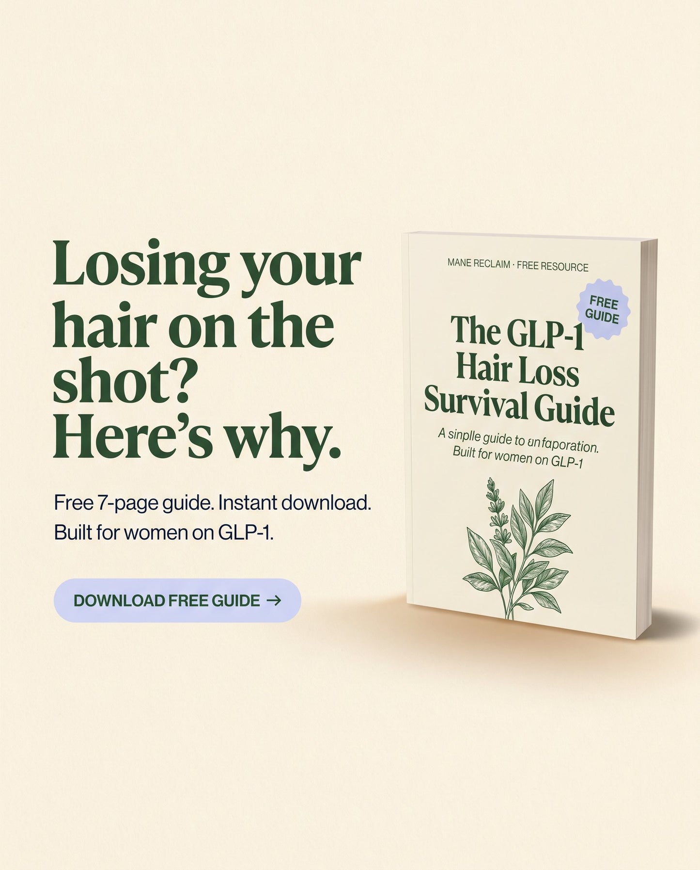 The GLP-1 Hair Loss Survival Guide (Digital)