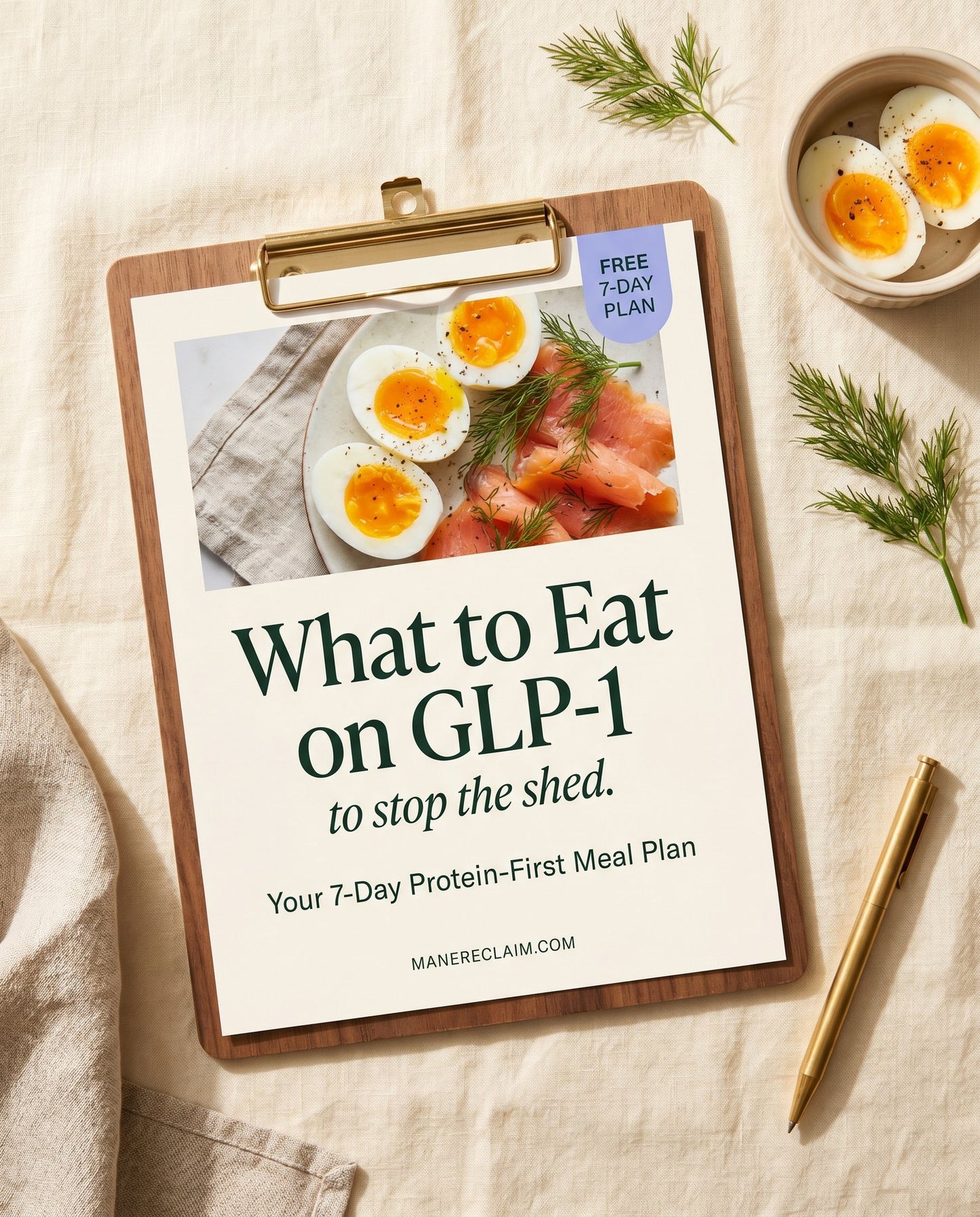 What to Eat on GLP-1 to Stop the Shed (Digital)